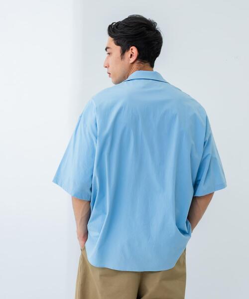 URBAN RESEARCH（アーバンリサーチ）の「GGG　Open Collar Short-Sleeve Shirts（シャツ/ブラウス・メンズ・ライトブルー/ホワイト・LARGE/MEDIUM）」の22枚目の写真