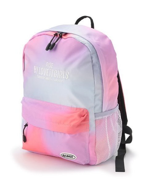 by LOVEiT(バイラビット)の「タイダイプリントデイパック(バックパック/リュック・キッズ・ラベンダー/グレー・F)」の2枚目の写真