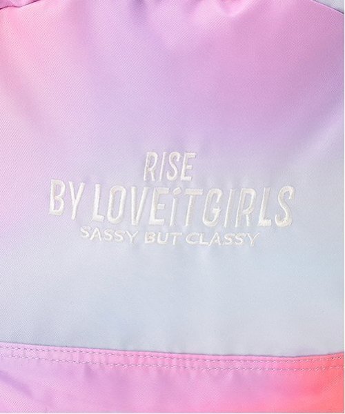 by LOVEiT(バイラビット)の「タイダイプリントデイパック(バックパック/リュック・キッズ・ラベンダー/グレー・F)」の5枚目の写真