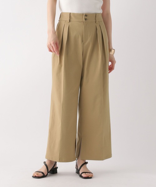 Elura（エルーラ）の「快適ストレッチワイドパンツ〈低身長サイズあり〉/328378（その他パンツ・レディース・ブラック/ブラウン系その他2/ダークブラウン・MEDIUM/LARGE/FREE(S)）」の18枚目の写真