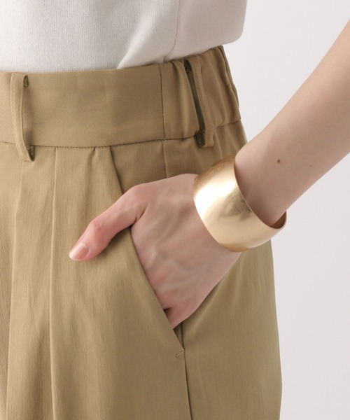 Elura（エルーラ）の「快適ストレッチワイドパンツ〈低身長サイズあり〉/328378（その他パンツ・レディース・ブラック/ブラウン系その他2/ダークブラウン・MEDIUM/LARGE/FREE(S)）」の9枚目の写真