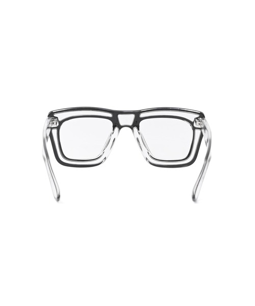 Narcissus（ナルシス）の「【ユニセックスデザイン】 ラインクリアサングラス　UVカット（サングラス・レディース・クリア/ブラック・FREE）」の10枚目の写真