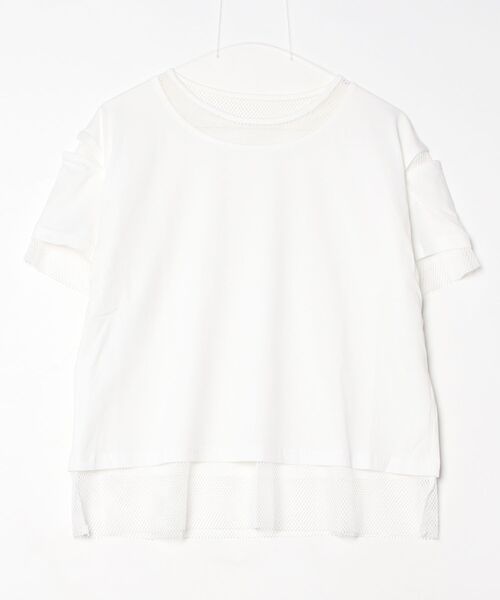 JETSET SOLO PLUS (ジェットセットソロプラス)の「【FONT LAB】メッシュコンビリバーシブルTシャツ(Tシャツ/カットソー・レディース・オフホワイト・FREE)」の10枚目の写真