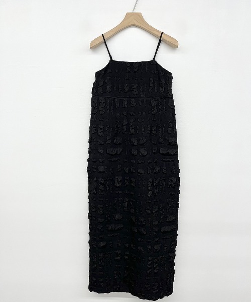 FREE STYLISTS（フリー スタイリスト）の「YUGA_YGMC　Jacquard camisole dress（ワンピース・レディース・ブルー/ブラック/ミント/ホワイト・FREE）」の3枚目の写真