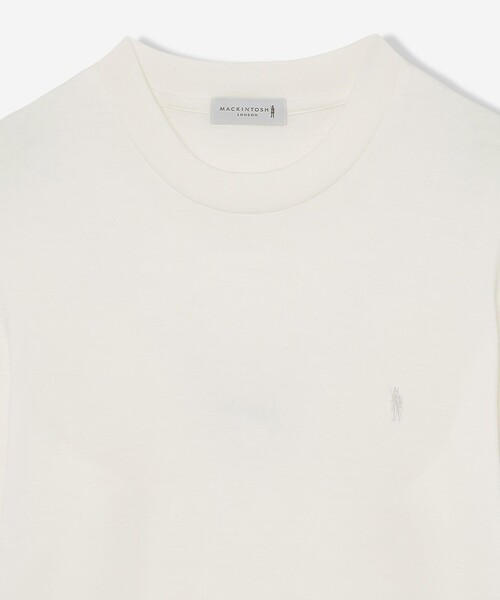 MACKINTOSH LONDON（マッキントッシュ ロンドン）の「ウールプラックスプレーティング半袖ドレスTシャツ（Tシャツ/カットソー・メンズ・ネイビー/オフホワイト・M/L/XL）」の9枚目の写真