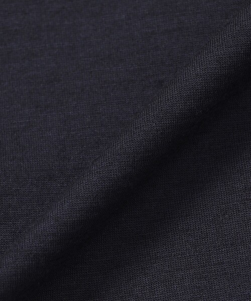 MACKINTOSH LONDON（マッキントッシュ ロンドン）の「ウールプラックスプレーティング半袖ドレスTシャツ（Tシャツ/カットソー・メンズ・ネイビー/オフホワイト・M/L/XL）」の3枚目の写真