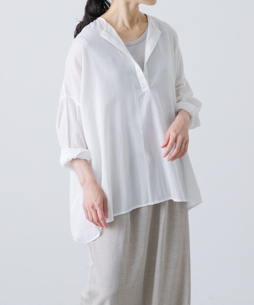 【かぐれ】コットンワイドプルオーバーシャツ かぐれ｜コットンワイドプルオーバーシャツ | Rakuten Fashion