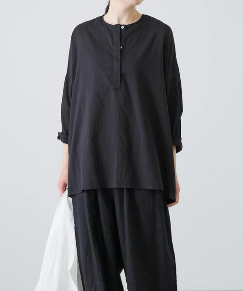 かぐれ ボイルワイドプルオーバー コットン ブラウス ボイルワイドプルオーバー（シャツ/ブラウス）｜かぐれ（カグレ