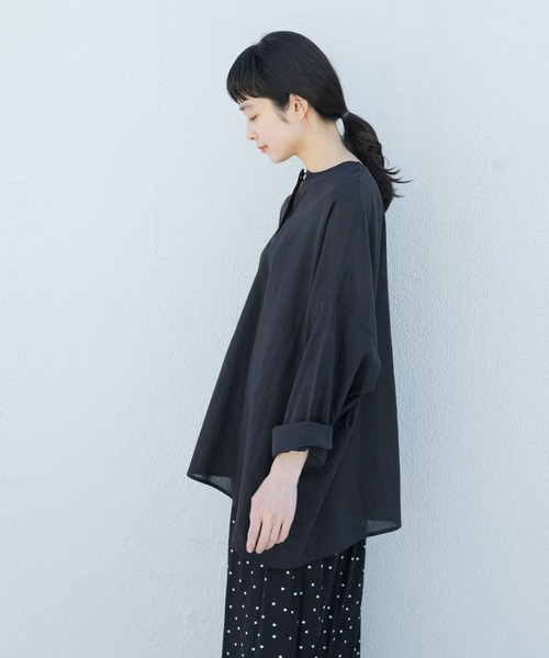 美品　ボイルワイドプルオーバーシャツ 美品ボイルワイドプルオーバーシャツ