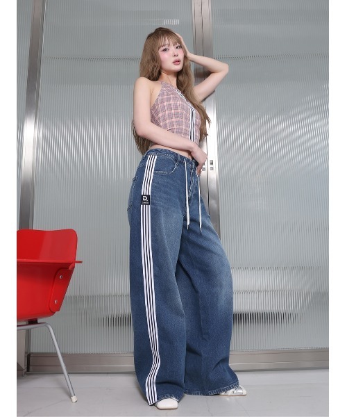 Darich リメイクライクワイドデニムパンツ リメイクライクワイドデニムパンツ（デニムパンツ）｜Darich