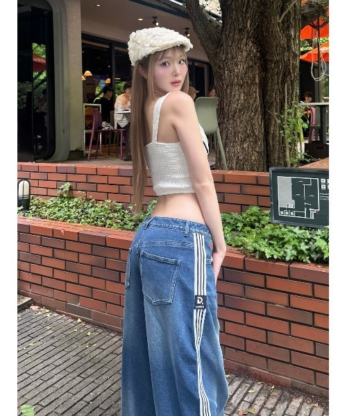 リメイクライクワイドデニムパンツ（デニムパンツ）｜Darich