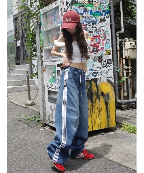新品　Darich♡リメイクライクワイドデニムパンツ♡ブラック♡S リメイクライクワイドデニムパンツ – Darich (ダーリッチ)