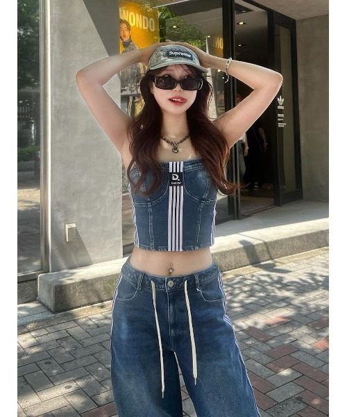 Darich リメイクライクワイドデニムパンツ　ブラック　新品未使用 ダーリッチ Darich リメイクライクワイドデニムパンツ