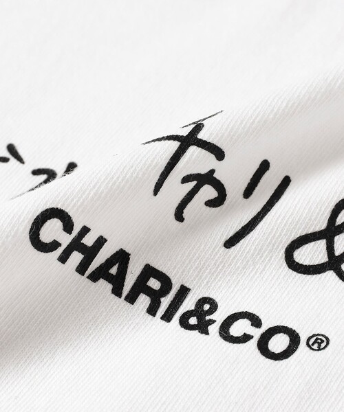 KEN KAGAMI（ケン　カガミ）の「CHARI&CO × KEN KAGAMI / CHARI&DOKO TEE（Tシャツ/カットソー・メンズ・ブラック/ホワイト・XL/L/M/S）」の6枚目の写真