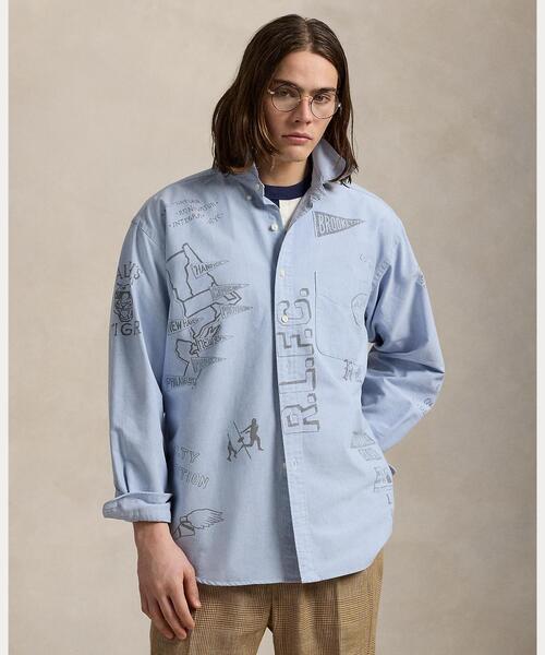 品揃え豊富で リネンコットン ビッグ シャツ（シャツ/ブラウス）｜POLO RALPH トップス