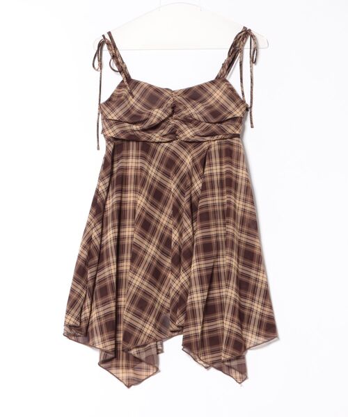 one way（ワンウェイ）の「イレヘムキャミチュニック（キャミソール・レディース・ブルー系その他/グレー/ブラック系その他/ブラック/ブラウン系その他/ブルー系その他2/ブラウン系その他2/ブラック系その他2・FREE）」の7枚目の写真