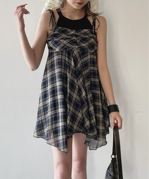 one way（ワンウェイ）の「イレヘムキャミチュニック（キャミソール・レディース・ブルー系その他/グレー/ブラック系その他/ブラック/ブラウン系その他/ブルー系その他2/ブラウン系その他2/ブラック系その他2・FREE）」の17枚目の写真