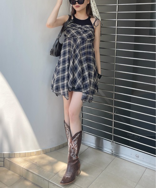 one way（ワンウェイ）の「イレヘムキャミチュニック（キャミソール・レディース・ブルー系その他/グレー/ブラック系その他/ブラック/ブラウン系その他/ブルー系その他2/ブラウン系その他2/ブラック系その他2・FREE）」の13枚目の写真