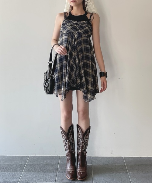 one way（ワンウェイ）の「イレヘムキャミチュニック（キャミソール・レディース・ブルー系その他/グレー/ブラック系その他/ブラック/ブラウン系その他/ブルー系その他2/ブラウン系その他2/ブラック系その他2・FREE）」の20枚目の写真