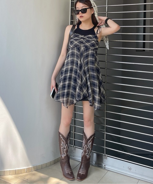 one way（ワンウェイ）の「イレヘムキャミチュニック（キャミソール・レディース・ブルー系その他/グレー/ブラック系その他/ブラック/ブラウン系その他/ブルー系その他2/ブラウン系その他2/ブラック系その他2・FREE）」の15枚目の写真