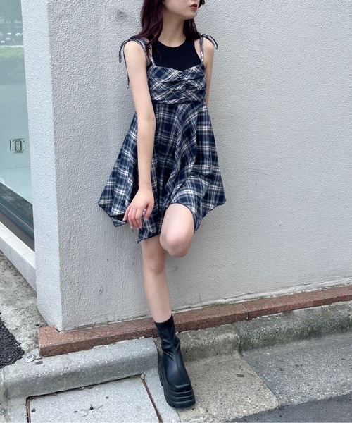 one way（ワンウェイ）の「イレヘムキャミチュニック（キャミソール・レディース・ブルー系その他/グレー/ブラック系その他/ブラック/ブラウン系その他/ブルー系その他2/ブラウン系その他2/ブラック系その他2・FREE）」の22枚目の写真