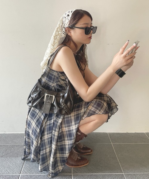 one way（ワンウェイ）の「イレヘムキャミチュニック（キャミソール・レディース・ブルー系その他/グレー/ブラック系その他/ブラック/ブラウン系その他/ブルー系その他2/ブラウン系その他2/ブラック系その他2・FREE）」の9枚目の写真