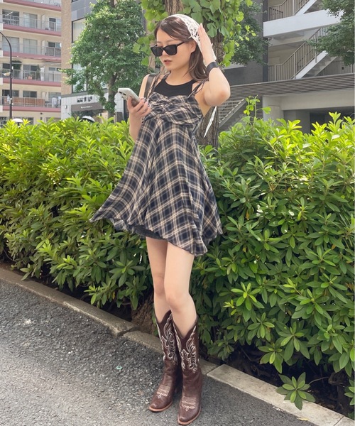 one way（ワンウェイ）の「イレヘムキャミチュニック（キャミソール・レディース・ブルー系その他/グレー/ブラック系その他/ブラック/ブラウン系その他/ブルー系その他2/ブラウン系その他2/ブラック系その他2・FREE）」の10枚目の写真