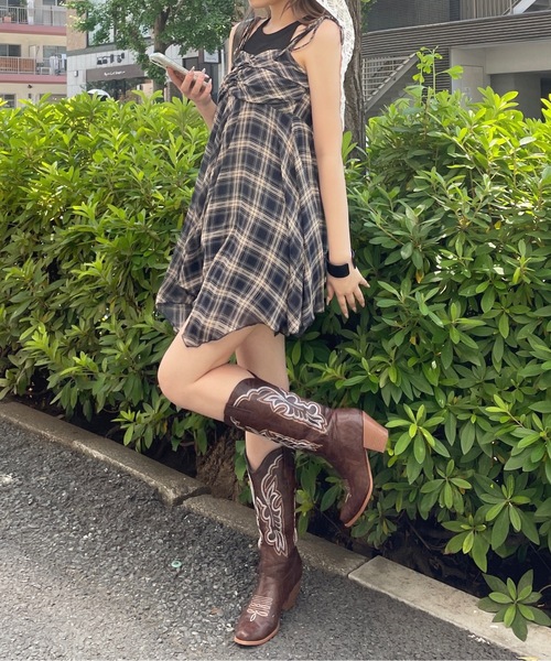 one way（ワンウェイ）の「イレヘムキャミチュニック（キャミソール・レディース・ブルー系その他/グレー/ブラック系その他/ブラック/ブラウン系その他/ブルー系その他2/ブラウン系その他2/ブラック系その他2・FREE）」の11枚目の写真