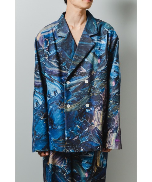 StPT(エスティーピーティー)の「【EM(em)】Room wear Tops - Long Sleeve/アートデザインルームウェア/ロングスリーブ(シャツ/ブラウス・レディース・ピンク系その他/ブルー系その他2/オレンジ系その他/ホワイト系その他/レッド系その他/ブルー系その他・MEDIUM/LARGE)」の4枚目の写真