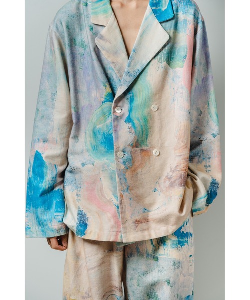 StPT(エスティーピーティー)の「【EM(em)】Room wear Tops - Long Sleeve/アートデザインルームウェア/ロングスリーブ(シャツ/ブラウス・レディース・ピンク系その他/ブルー系その他2/オレンジ系その他/ホワイト系その他/レッド系その他/ブルー系その他・MEDIUM/LARGE)」の13枚目の写真