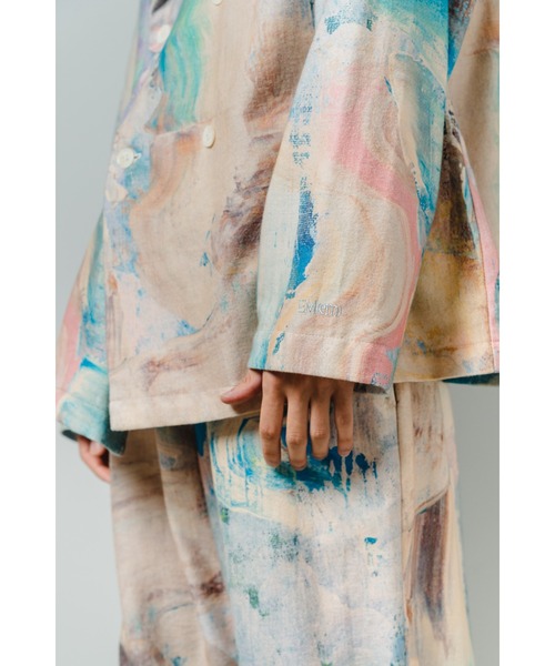 StPT(エスティーピーティー)の「【EM(em)】Room wear Tops - Long Sleeve/アートデザインルームウェア/ロングスリーブ(シャツ/ブラウス・レディース・ピンク系その他/ブルー系その他2/オレンジ系その他/ホワイト系その他/レッド系その他/ブルー系その他・MEDIUM/LARGE)」の14枚目の写真