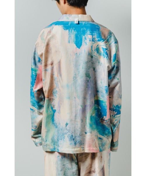 StPT(エスティーピーティー)の「【EM(em)】Room wear Tops - Long Sleeve/アートデザインルームウェア/ロングスリーブ(シャツ/ブラウス・レディース・ピンク系その他/ブルー系その他2/オレンジ系その他/ホワイト系その他/レッド系その他/ブルー系その他・MEDIUM/LARGE)」の15枚目の写真