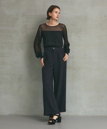 GRACE CLASS（グレースクラス）の「ツイードイージーパンツ（その他パンツ）」