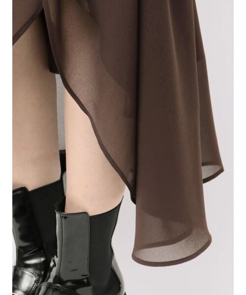 MERCURYDUO(マーキュリーデュオ)の「ラッフルティアードキャミワンピース(ワンピース・レディース・ブラウン/ミント・SMALL/MEDIUM)」の12枚目の写真
