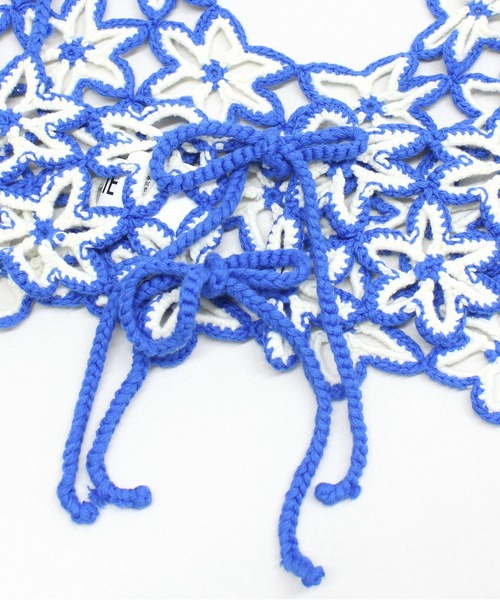 RNA（アールエヌエー）の「K2724 手編みフラワーブラトップ（キャミソール・レディース・マルチ/ブラック・MEDIUM）」の20枚目の写真