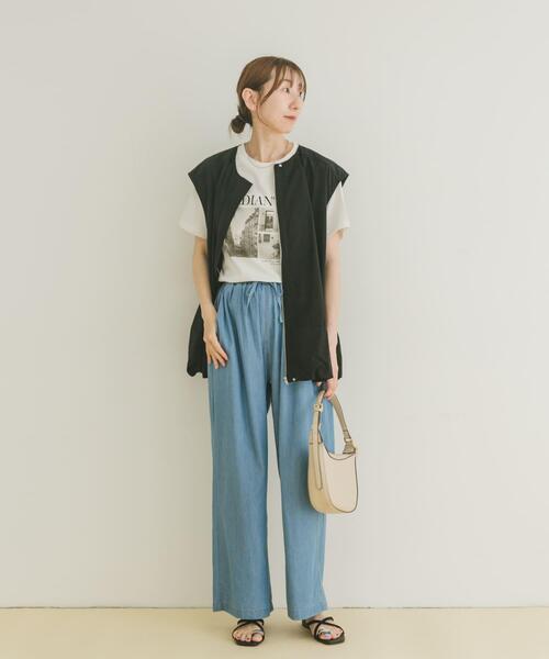 ITEMS URBANRESEARCH（アイテムズ アーバンリサーチ）の「バルーンベスト（ベスト・レディース・ブラック/ホワイト・FREE）」の11枚目の写真