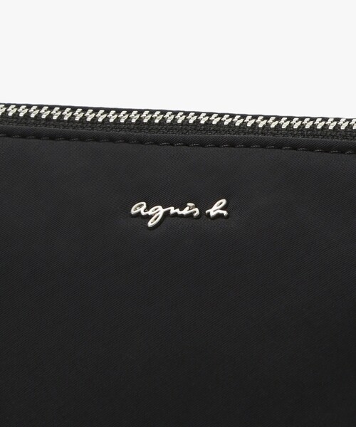 agnes b.(アニエスベー)の「ナイロン ミディアム ショルダーバッグ "Adele" ZAS10-06(ショルダーバッグ・レディース・ブラック・FREE)」の6枚目の写真