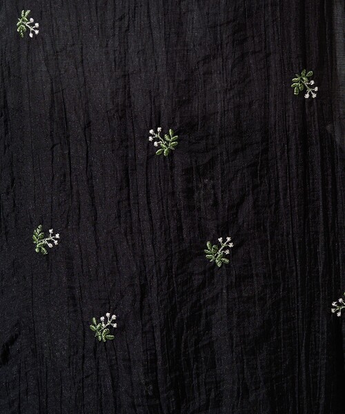 FREAK'S STORE(フリークスストア)の「限定展開 シアー 小花柄 刺繍 キャミワンピース(ワンピース・レディース・アイボリー/ブラック・フリ-)」の17枚目の写真