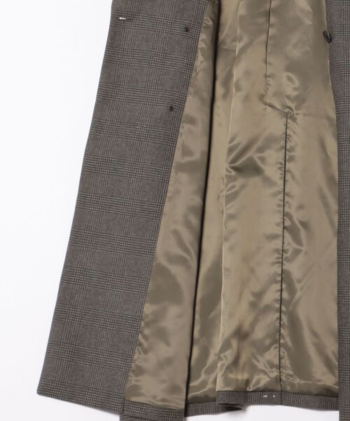MEN'S BIGI(メンズビギ)の「【50th Anniv . 菊池武夫】WOOL GLEN PLAID COAT(ダウンジャケット/コート・メンズ・カーキ・02/03)」の10枚目の写真