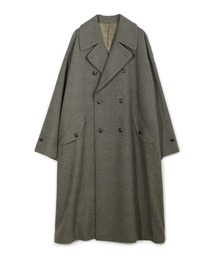 MEN'S BIGI | 【50th Anniv . 菊池武夫】WOOL GLEN PLAID COAT(ダウンジャケット/コート)