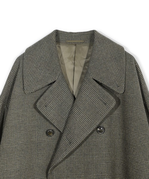 MEN'S BIGI(メンズビギ)の「【50th Anniv . 菊池武夫】WOOL GLEN PLAID COAT(ダウンジャケット/コート・メンズ・カーキ・02/03)」の11枚目の写真