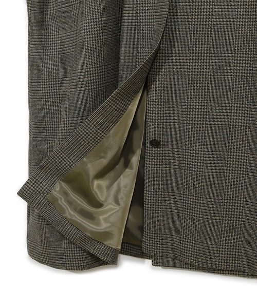 MEN'S BIGI(メンズビギ)の「【50th Anniv . 菊池武夫】WOOL GLEN PLAID COAT(ダウンジャケット/コート・メンズ・カーキ・02/03)」の22枚目の写真