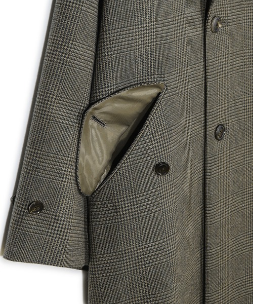 MEN'S BIGI(メンズビギ)の「【50th Anniv . 菊池武夫】WOOL GLEN PLAID COAT(ダウンジャケット/コート・メンズ・カーキ・02/03)」の16枚目の写真