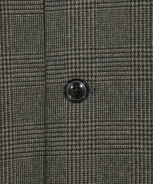 MEN'S BIGI(メンズビギ)の「【50th Anniv . 菊池武夫】WOOL GLEN PLAID COAT(ダウンジャケット/コート・メンズ・カーキ・02/03)」の15枚目の写真