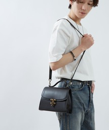 NULL（ヌル）の「【nl】PU クラシック ロック ショルダーバッグ（ショルダーバッグ）」