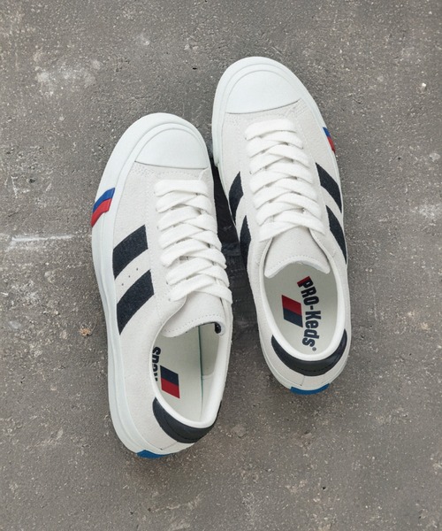 PRO-Keds(プロケッズ)の「PRO-Keds プロケッズ ロイヤルプラス スエード ロー(スニーカー・メンズ・ホワイト/ブラック/ネイビー/マスタード/パープル・23.0cm/23.5cm/24.0cm/24.5cm/25.0cm/25.5cm/26.0cm/26.5cm/27.0cm/27.5cm/28.0cm/28.5cm/29.0cm/29.5cm)」の2枚目の写真