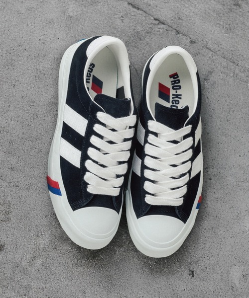 PRO-Keds(プロケッズ)の「PRO-Keds プロケッズ ロイヤルプラス スエード ロー(スニーカー・メンズ・ホワイト/ブラック/ネイビー/マスタード/パープル・23.0cm/23.5cm/24.0cm/24.5cm/25.0cm/25.5cm/26.0cm/26.5cm/27.0cm/27.5cm/28.0cm/28.5cm/29.0cm/29.5cm)」の3枚目の写真