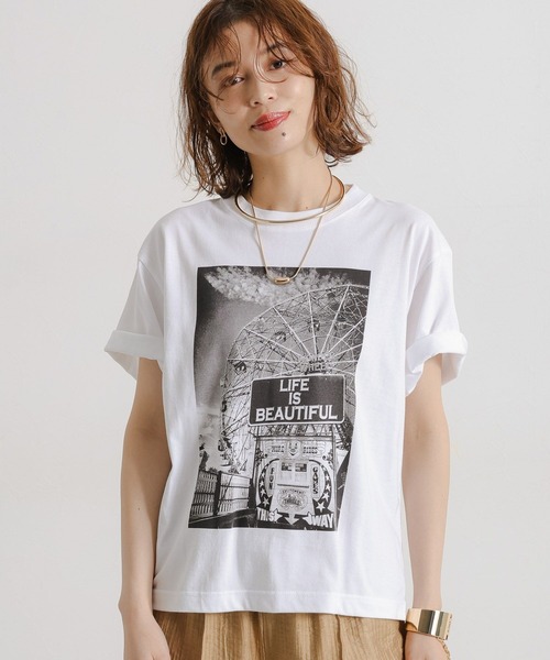 daily CLIP】スター＆ストライプ フォトショートスリーブT（Tシャツ