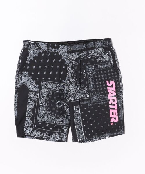 STARTER(スターター)の「/STARTER GOLF/スターターゴルフ バンダナ柄 ショーツメンズ SG-223003(その他パンツ・メンズ・レッド/ネイビー/ブラック・L/XL/M)」の1枚目の写真