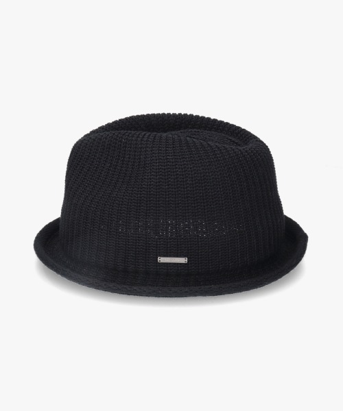 OVERRIDE(オーバーライド)の「OVERRIDE OGC RIBBED KNIT FEDORA / オーバーライド(ハット・メンズ・オリーブ/ブラック/ネイビー・61cm/58cm)」の16枚目の写真